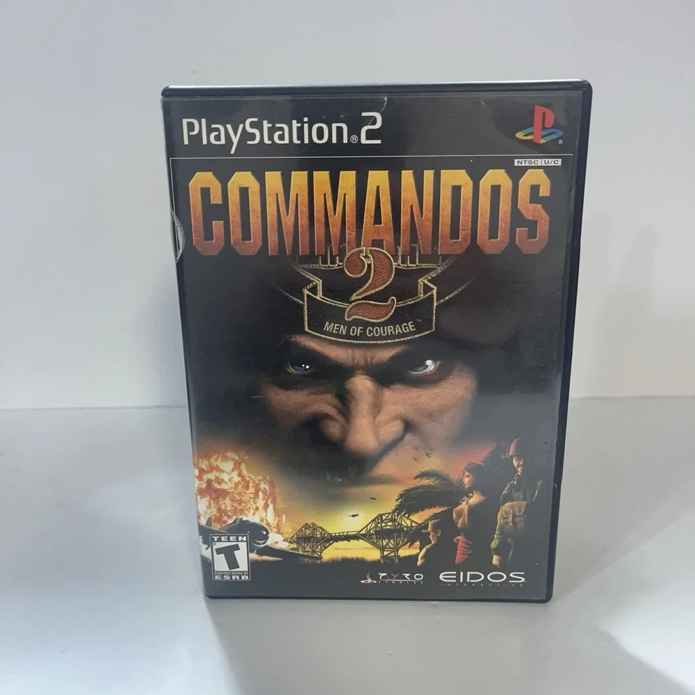 Lot Of 3 CIB PS2 Games Tetris Worlds, Supercar Street Challenge, & Commandos 2